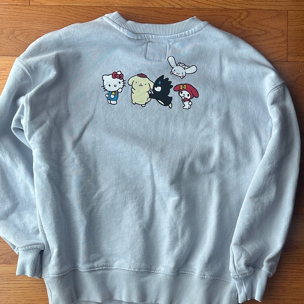 Zara Light Blue Hello Kitty & Friends Sweatshirt - Picture 3 of 3